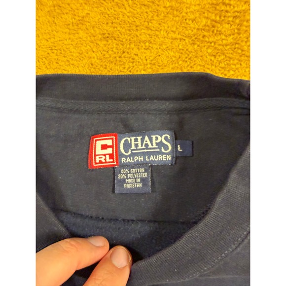 Chaps Ralph Lauren Mens Sweatshirt Large "The Spirited Tradition" - Picture 5 of 9